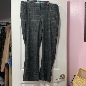 Lane Bryant Allie pant 18 sliver,grey, black pattern